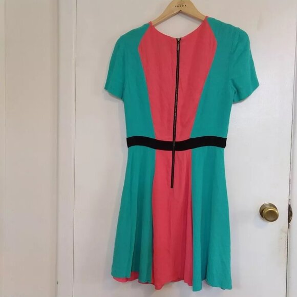 Prabal Gurung Target Color Block Colorblock Dress Mod Retro Style Size 8 - Picture 5 of 7